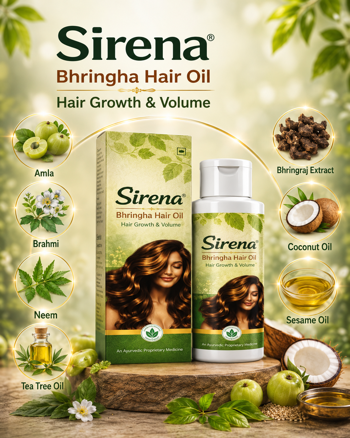 Sirena Bhringha Hair Oil